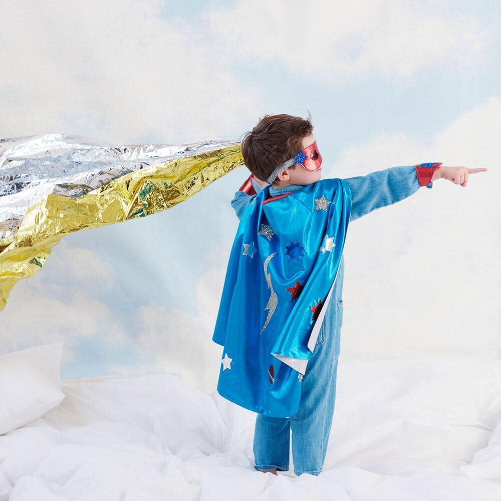 Meri Meri Superhero Cape Dress Up - Blue