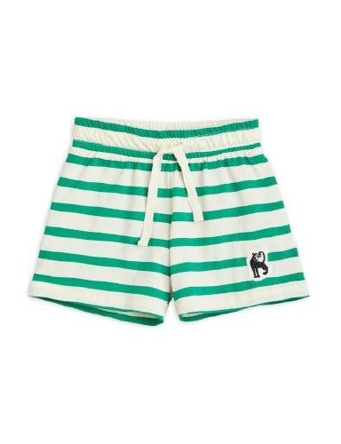 Mini Rodini Panther Patch Shorts - Green