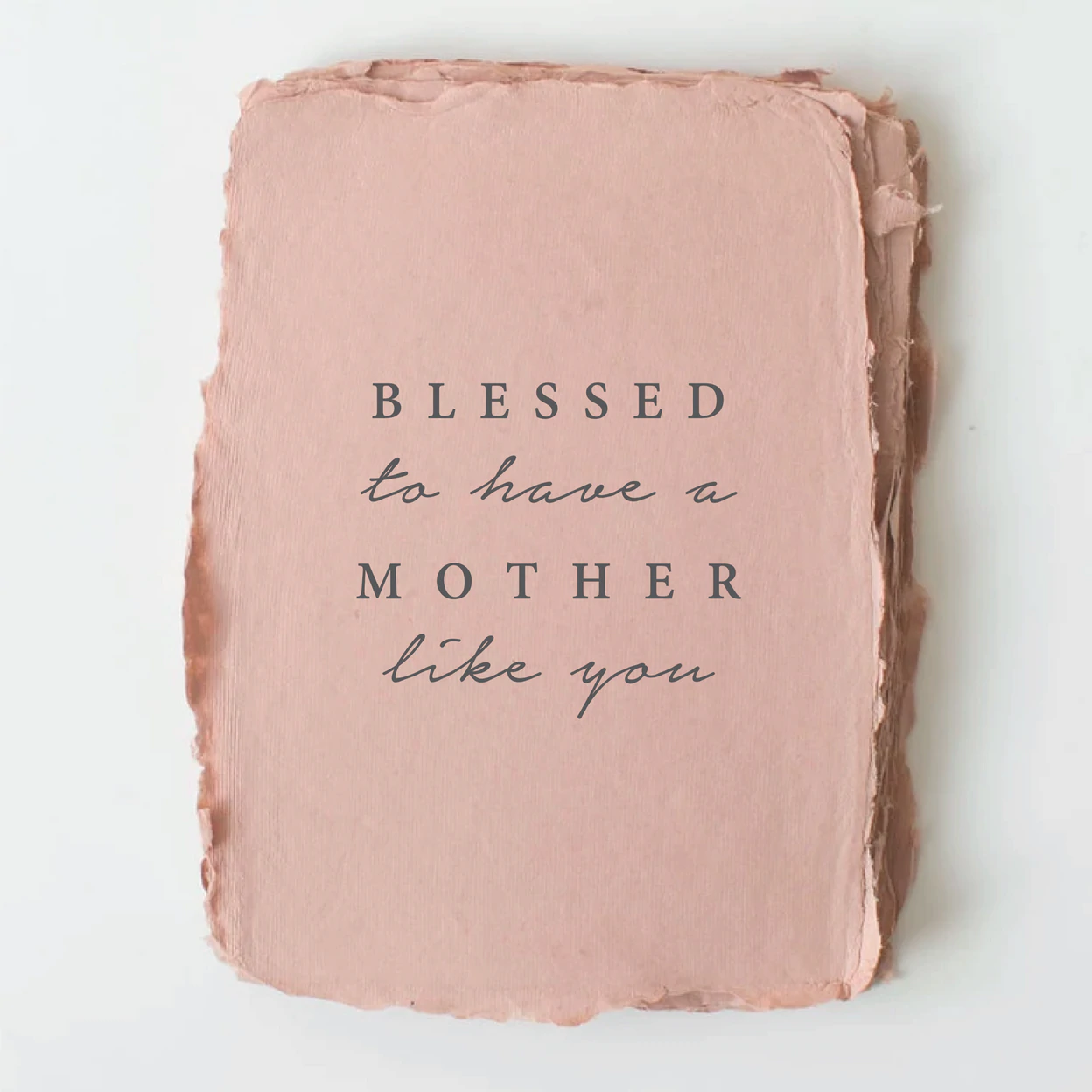 Paper Baristas "Blessed to have a mother like you" Mother's Day Card