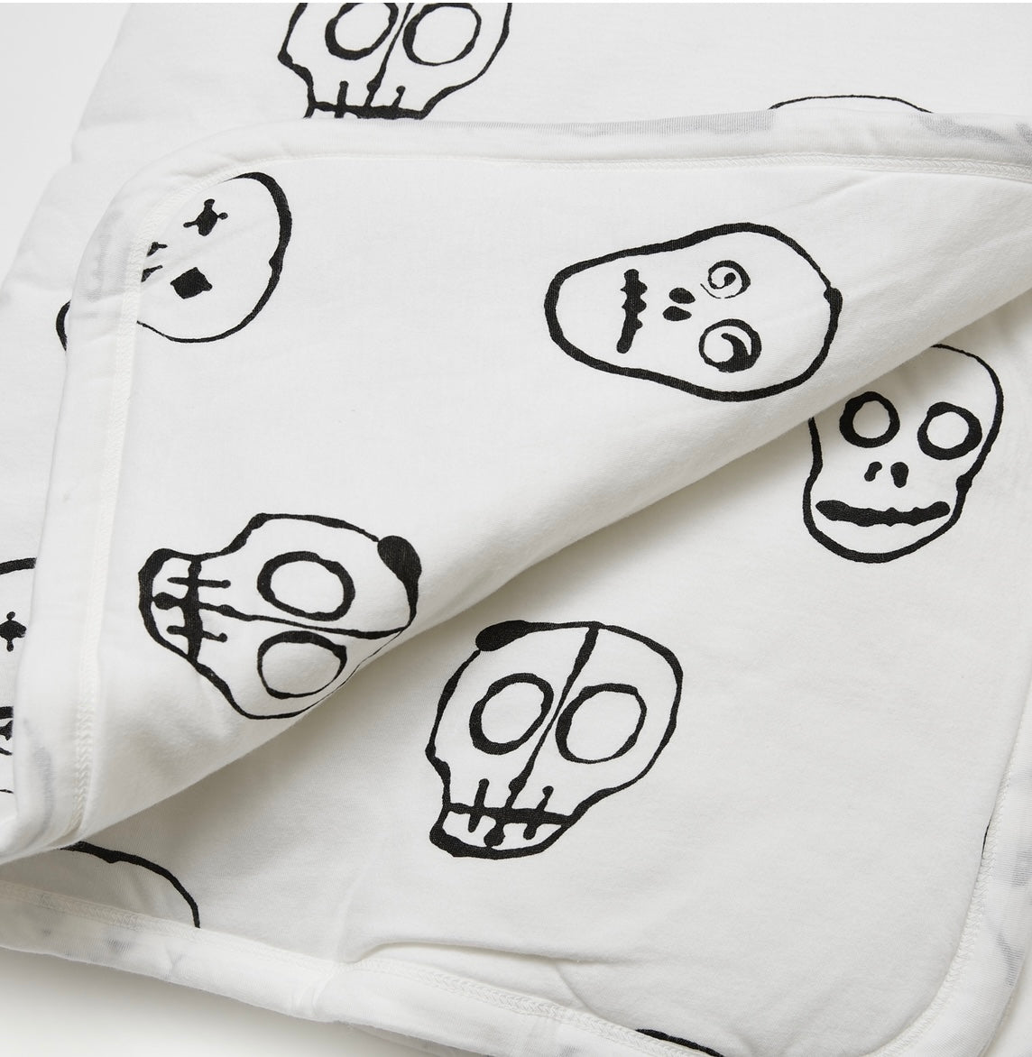Nununu Skull Blanket - White