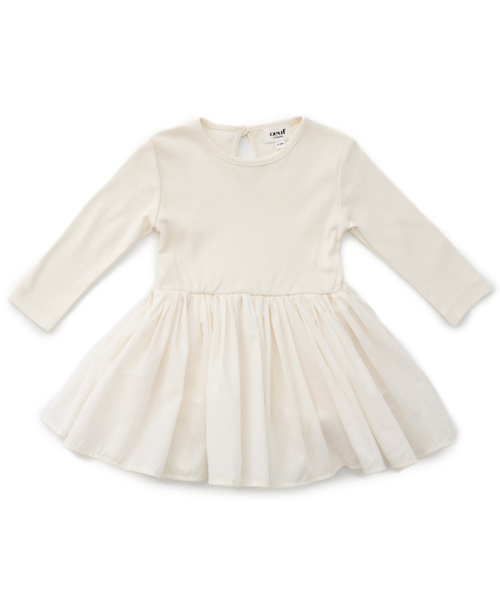 Oeuf Flouncy Dress - Gardenia