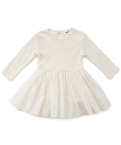 Oeuf Flouncy Dress - Gardenia