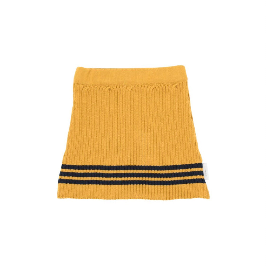Tiny Cottons Rib Knit Skirt - Mustard