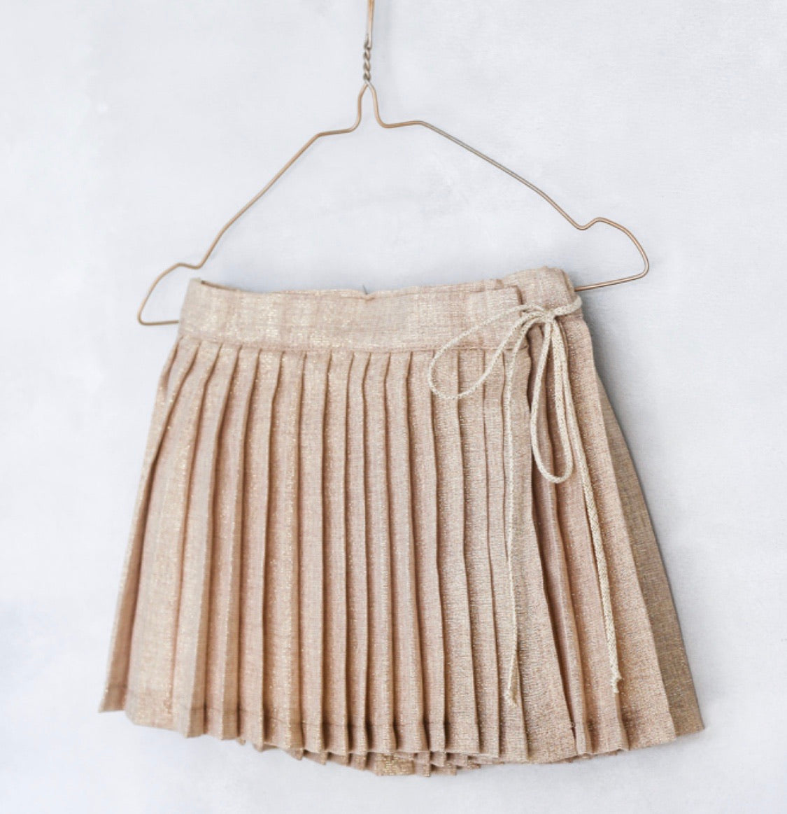 Cosmosophie Pleated Bert Skirt - Gold