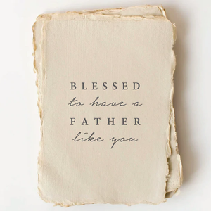 Baristas "Blessed to have a father like you." Father's Day Card
