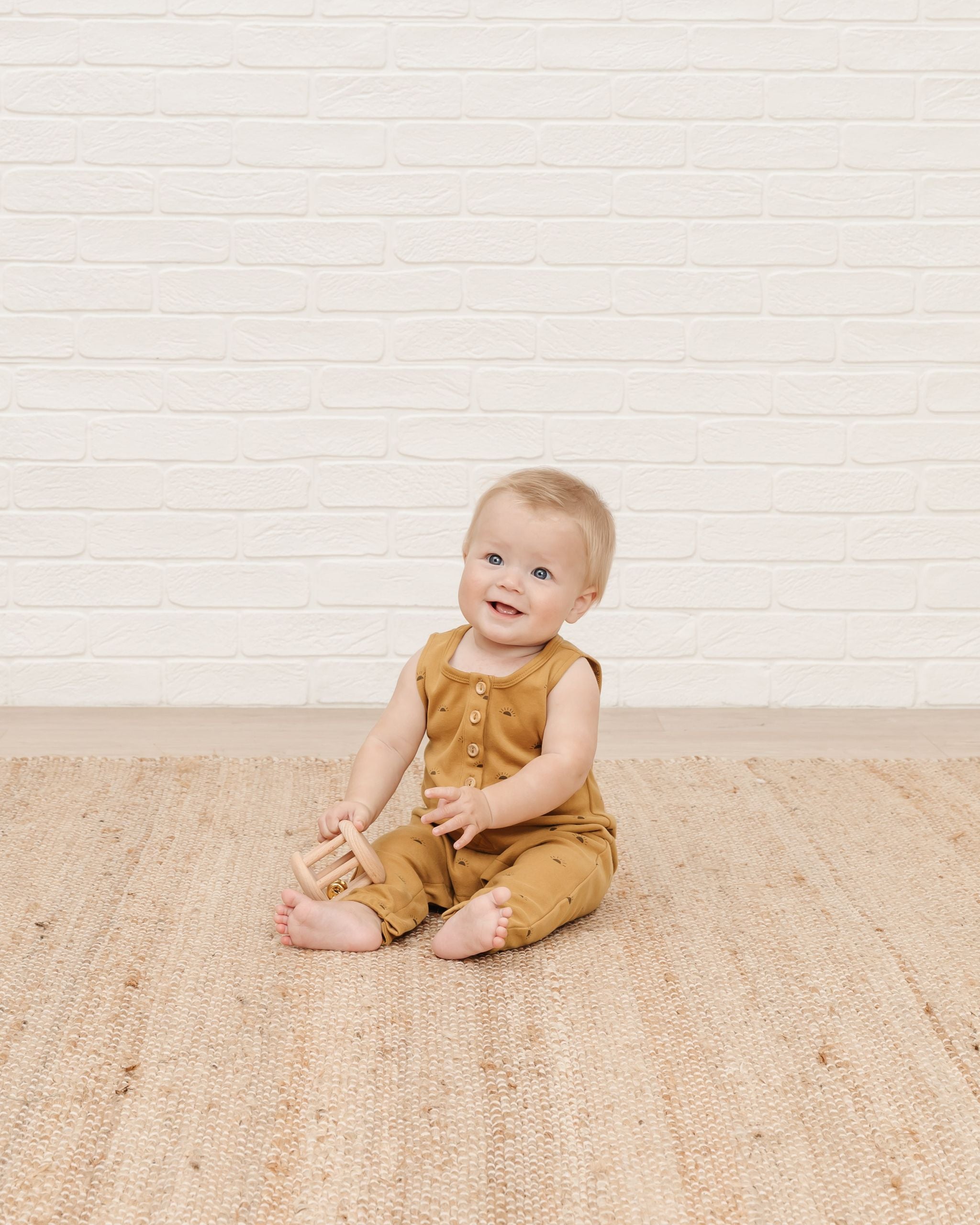 Quincy Mae Sleeveless Jumpsuit - Suns