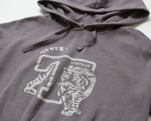 Tocoto Vintage Tiger Hood Sweatshirt - Dark Grey
