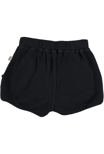 My Little Cozmo Max Organic Quadrille Kids Shorts - Dark Blue