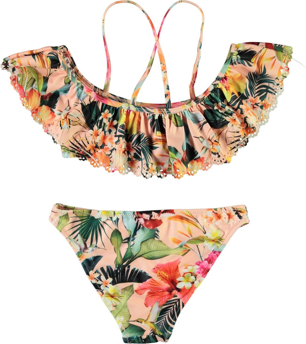 Molo Natacha Bikini - Hawaiian Flowers – Dreams of Cuteness