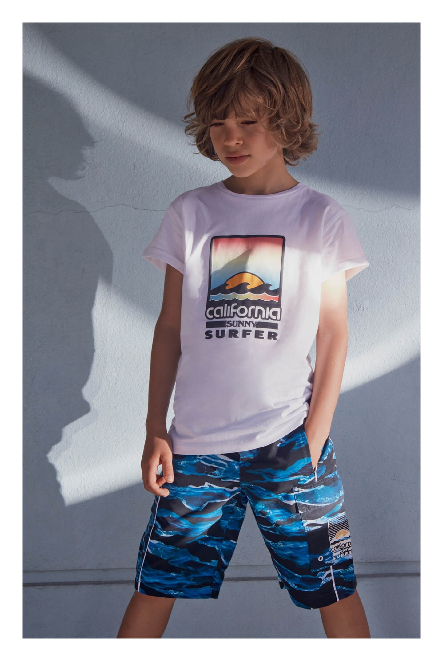 Molo Natan Swim Trunks - Camo Waves