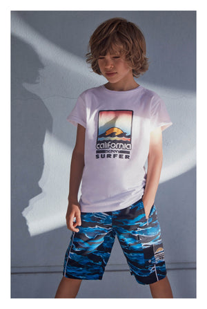 Molo Natan Swim Trunks - Camo Waves