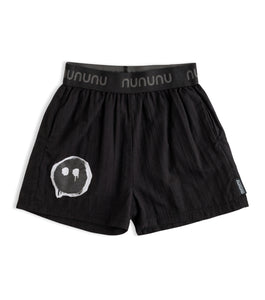 Nununu Feather Beach Shorts - Black