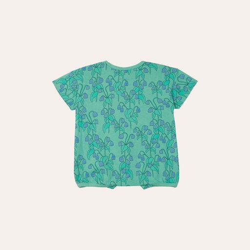 The Campamento Baby Flowers Overall - Blue