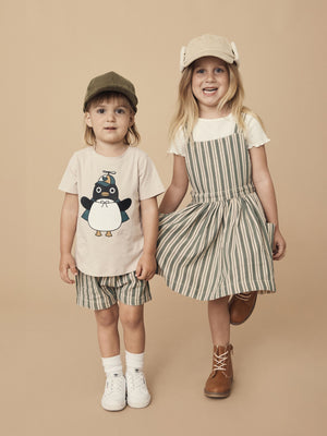 Huxbaby Super Penguin T-Shirt - Almond