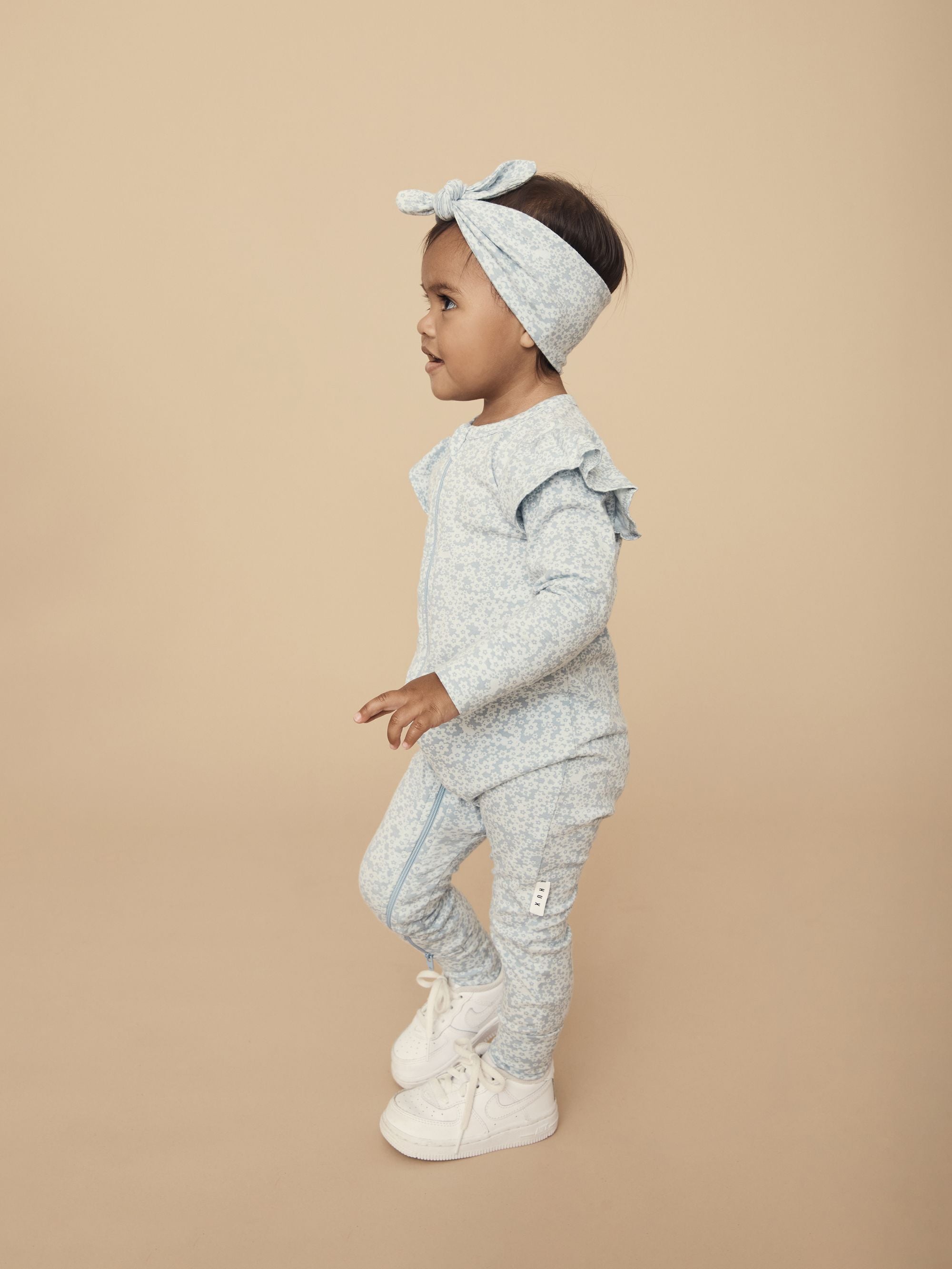 Huxbaby Floral Bunny Leggings - Frozen