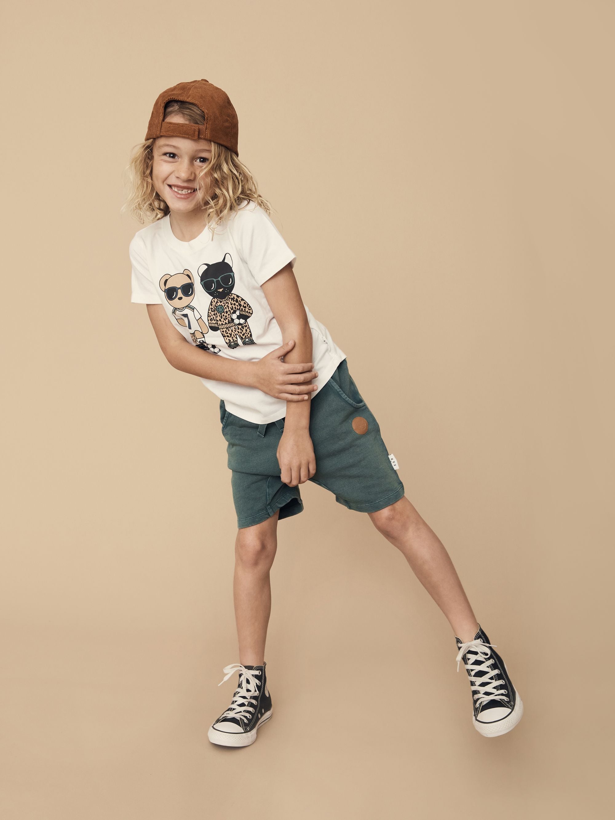 Huxbaby Slouch Short - Spruce