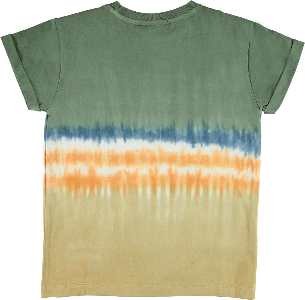 Molo Randon Short Sleeve T-Shirt - Tie-Dye Block