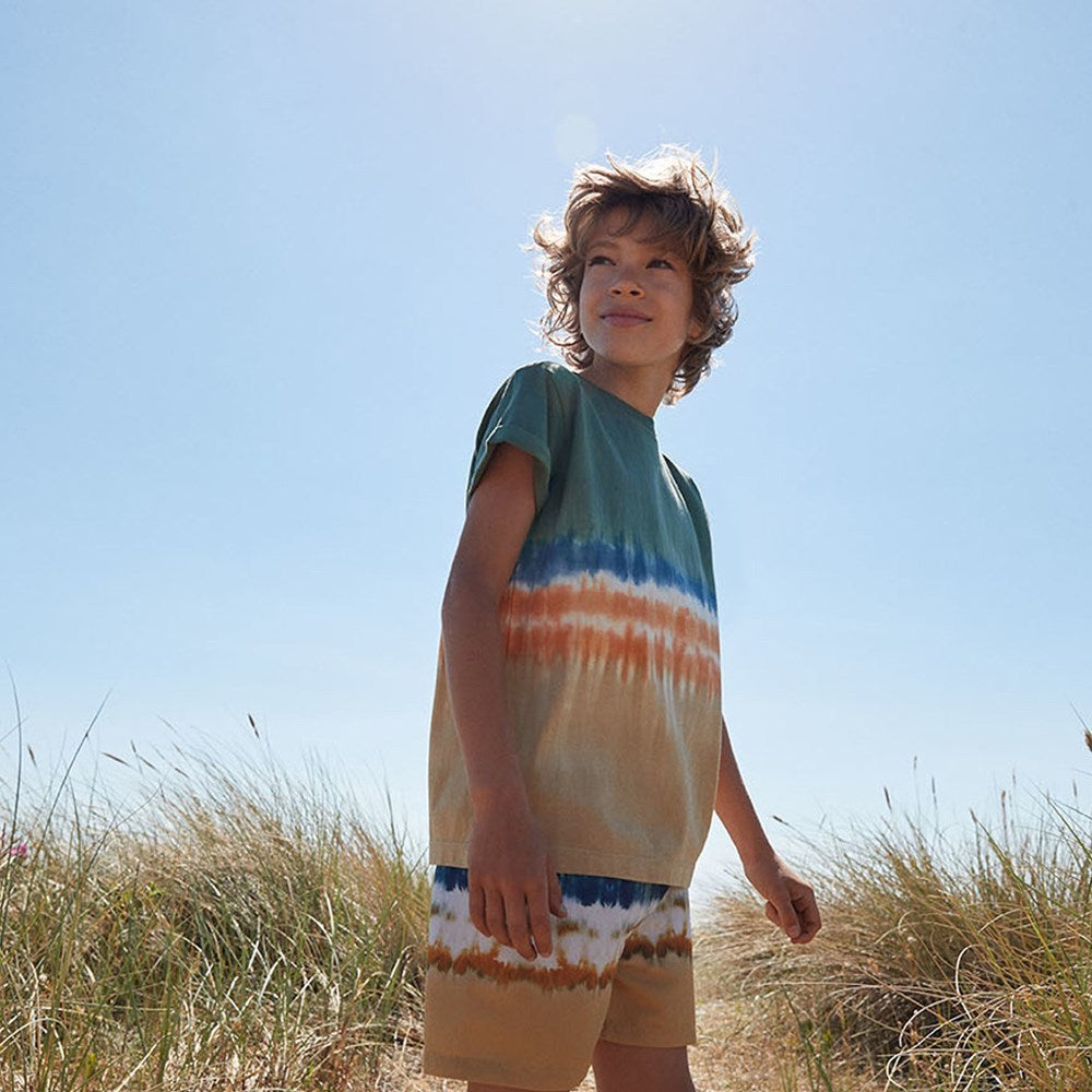 Molo Randon Short Sleeve T-Shirt - Tie-Dye Block