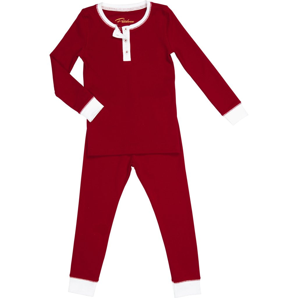 Petidoux Pajama Set - Red