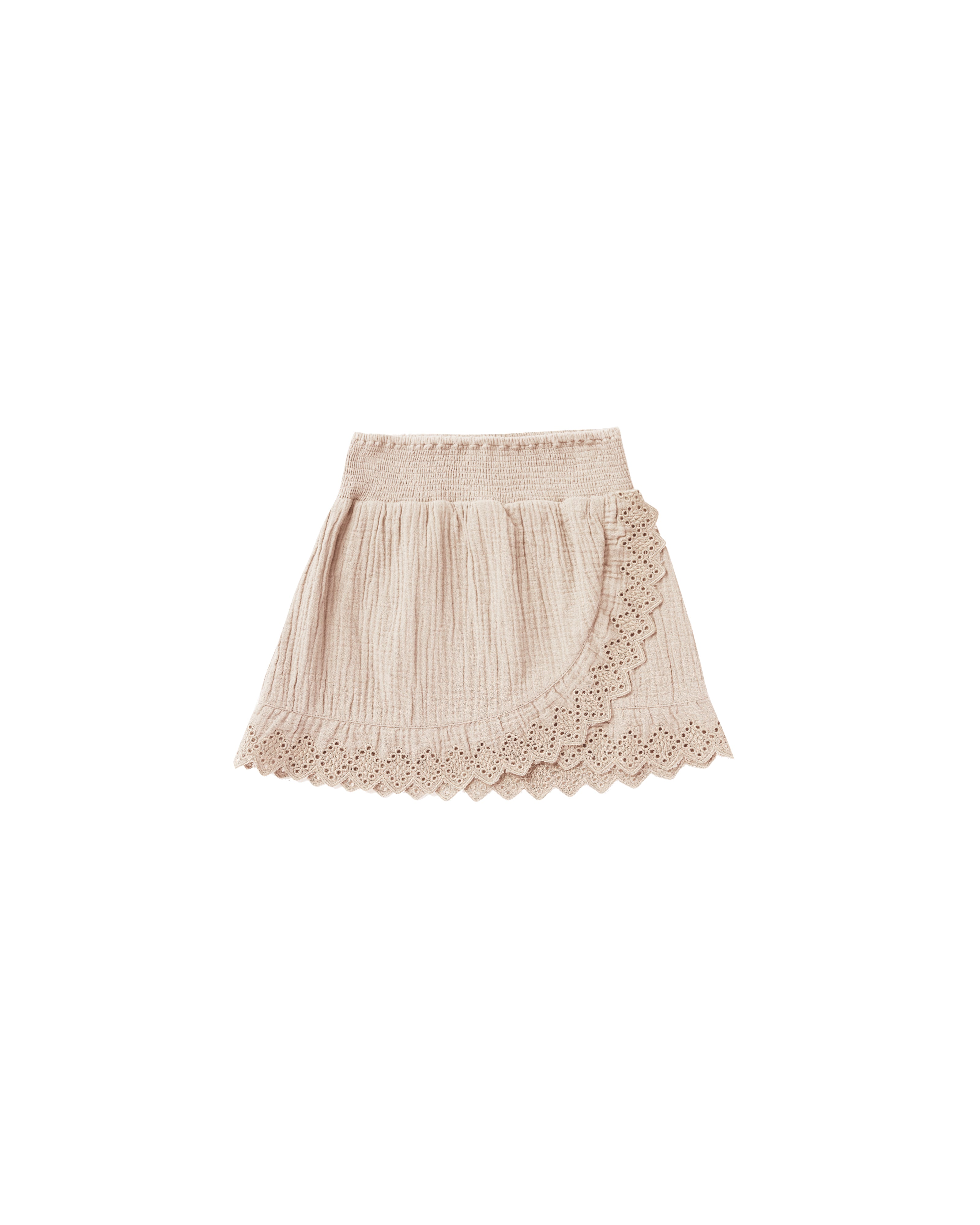 Rylee + Cru Ruffle Wrap Skirt - Shell