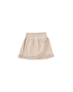 Rylee + Cru Ruffle Wrap Skirt - Shell