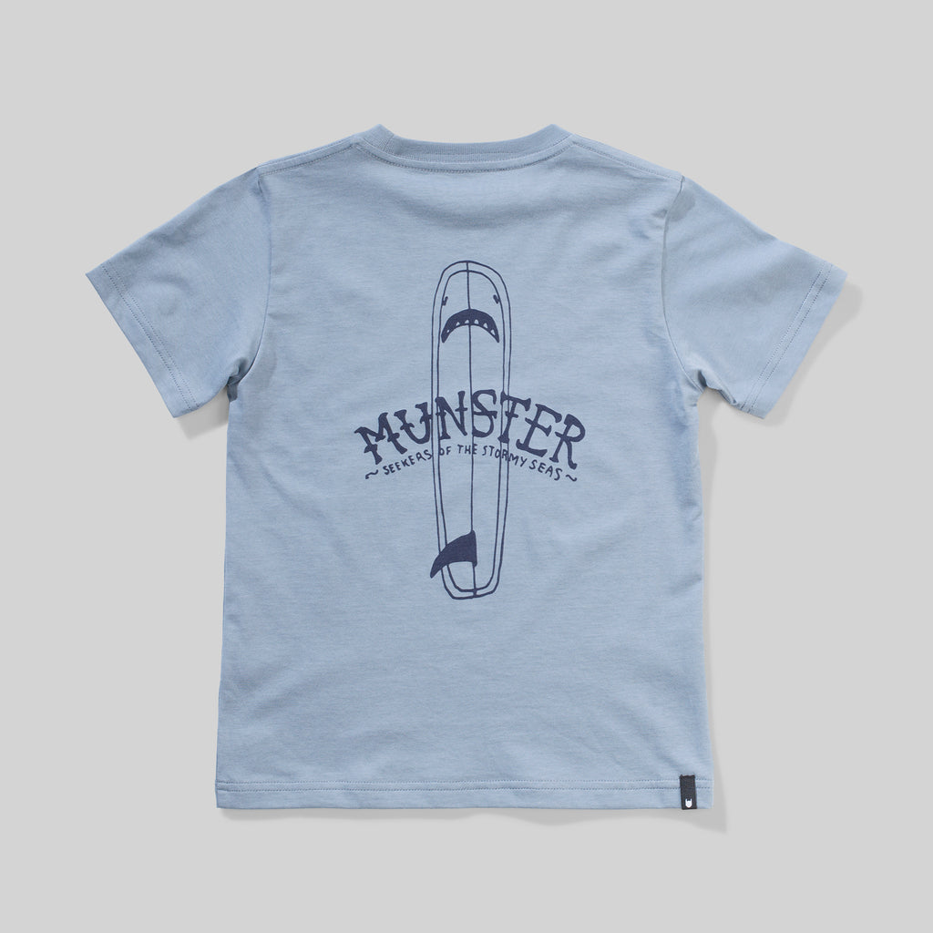Munster Kids Seekers Tee - Mid Blue