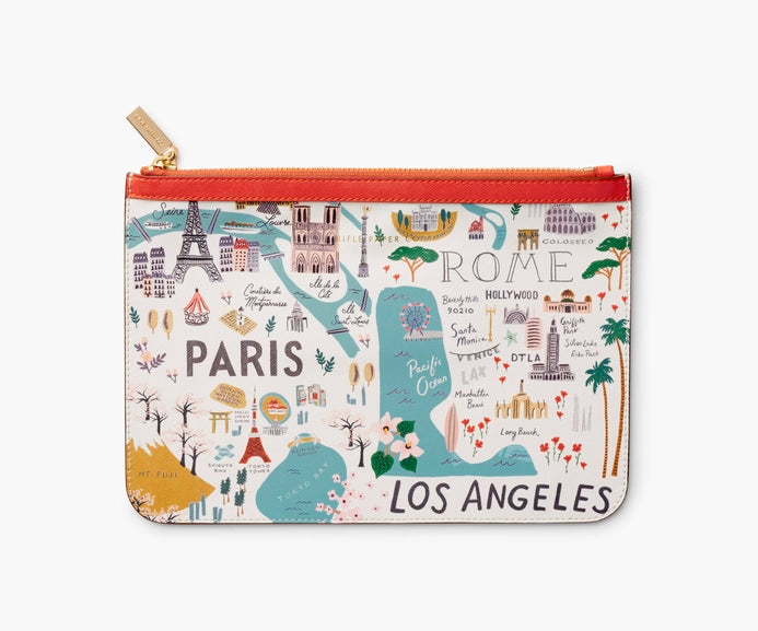 Rifle Paper Co. Bon Voyage Clutch