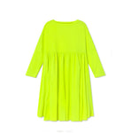 Little Creative Factory Soft Cubic Dress - Neon Yellow