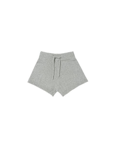 Rylee + Cru Knit Shorts - Light Blue