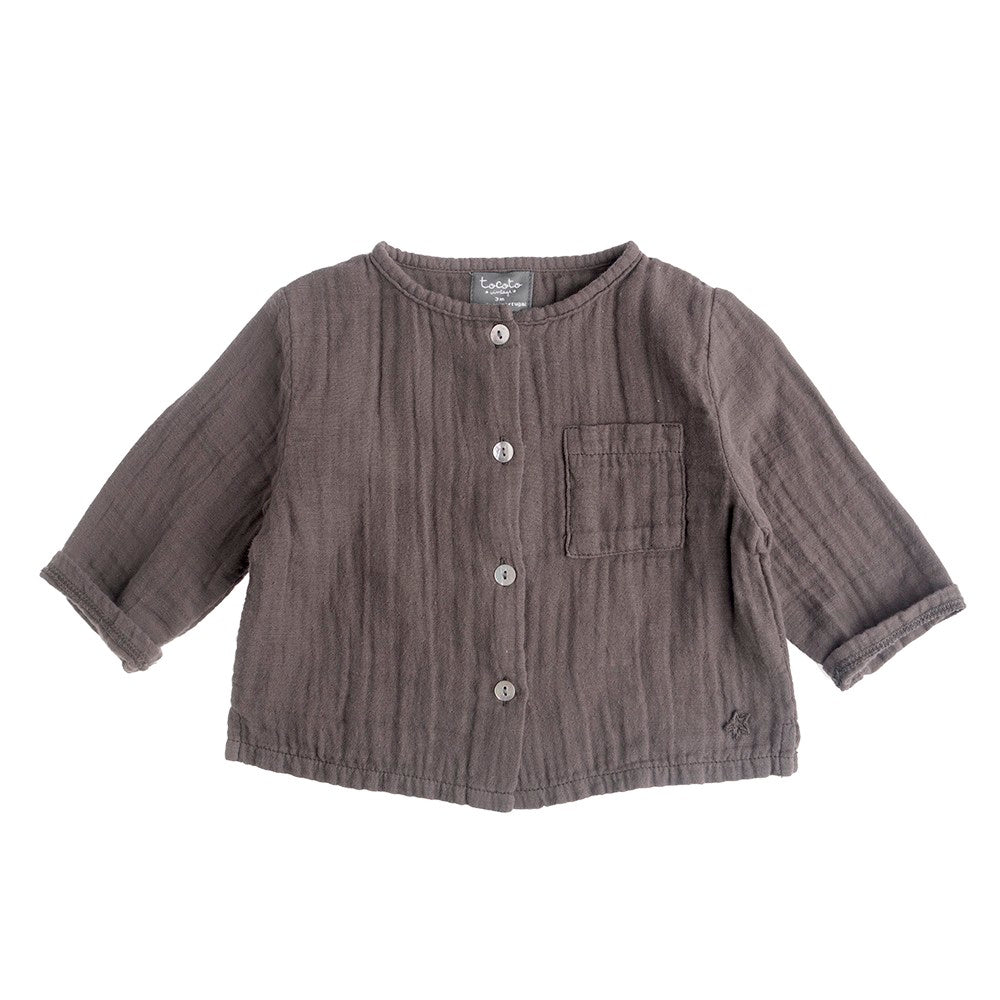 Tocoto Vintage Baby Shirt - Charcoal
