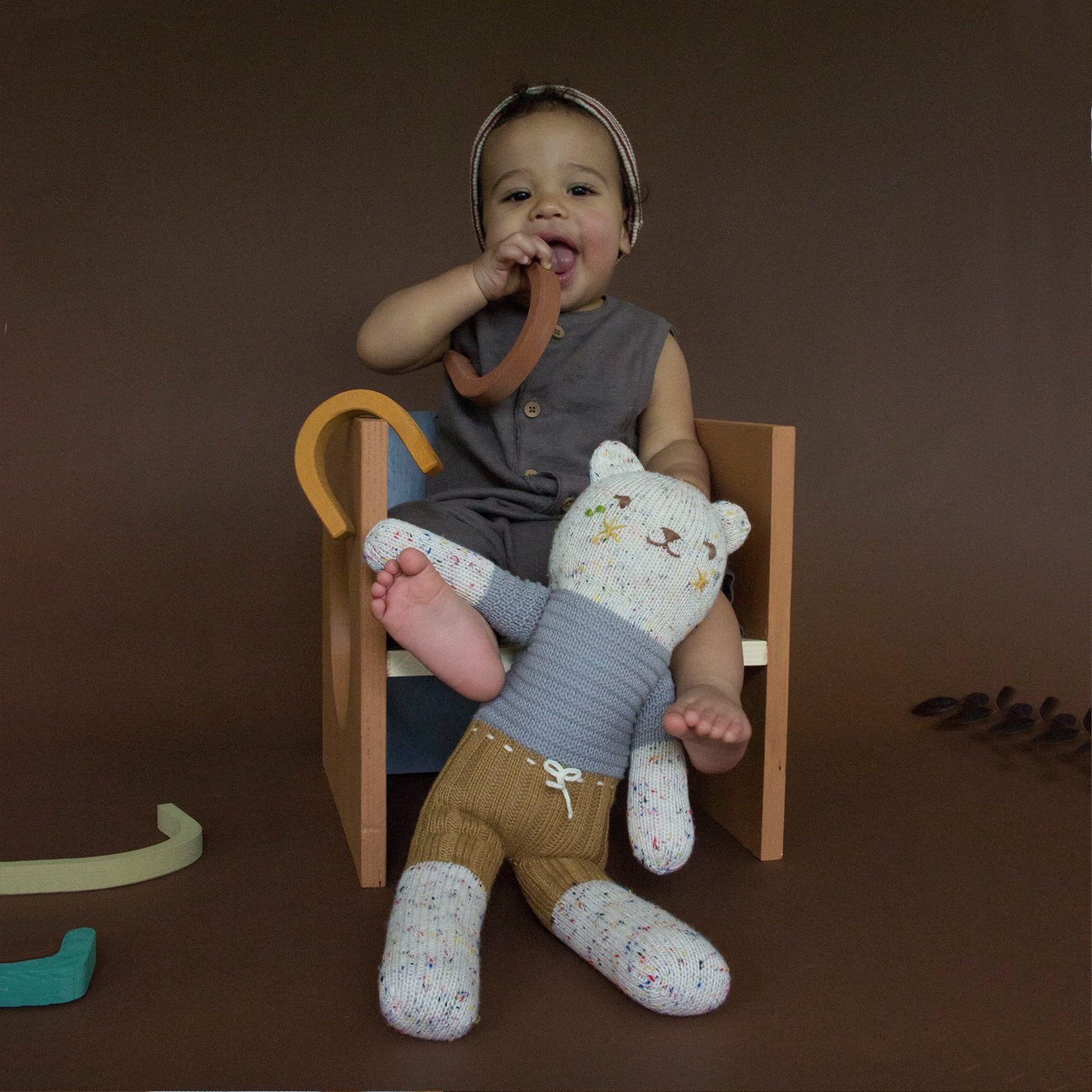 Bla Bla Kids Tweedy Bear Chestnut - Regular