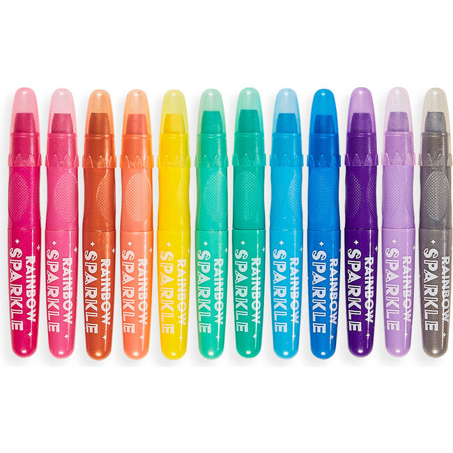 Ooly Rainbow Sparkle Watercolor Gel Crayons - Set of 12
