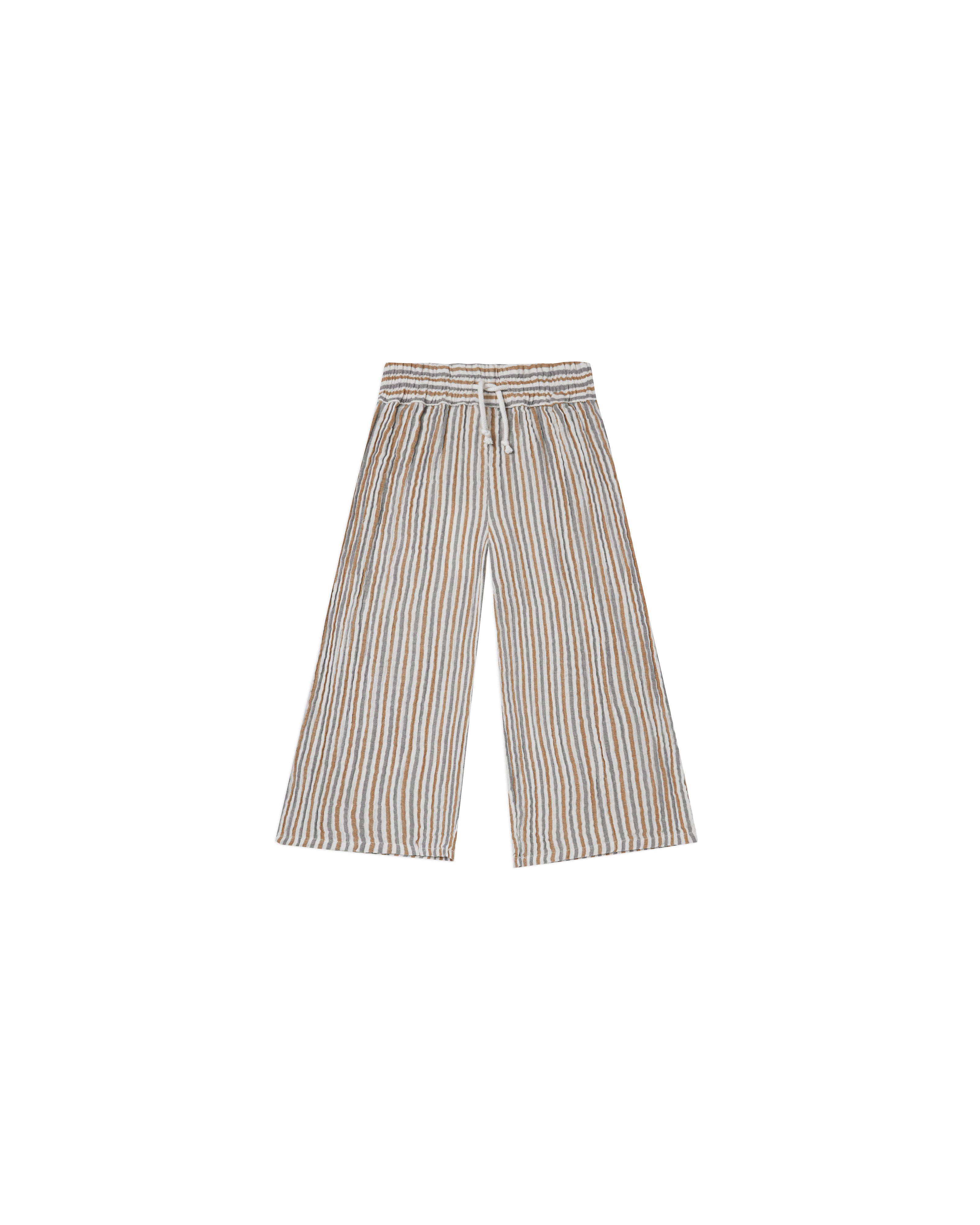 Rylee + Cru Wide Leg Pant - Nautical Stripe