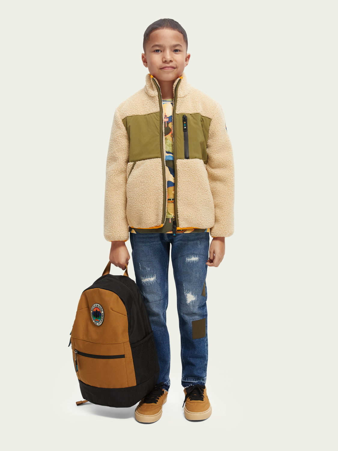 Scotch &amp; Soda Boys Dean Loose Jeans - Blue