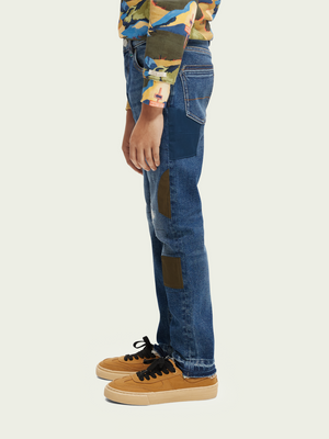 Scotch & Soda Boys Dean Loose Jeans - Blue